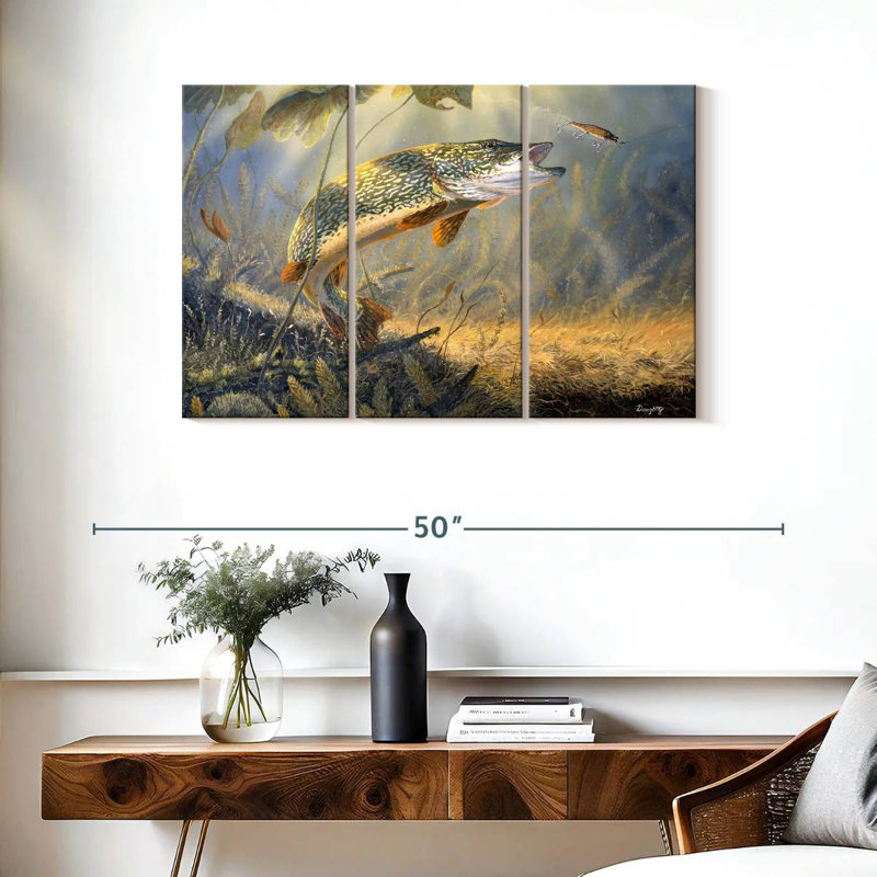 Brampt Calm Waters Fishing, 24" H x 38" W