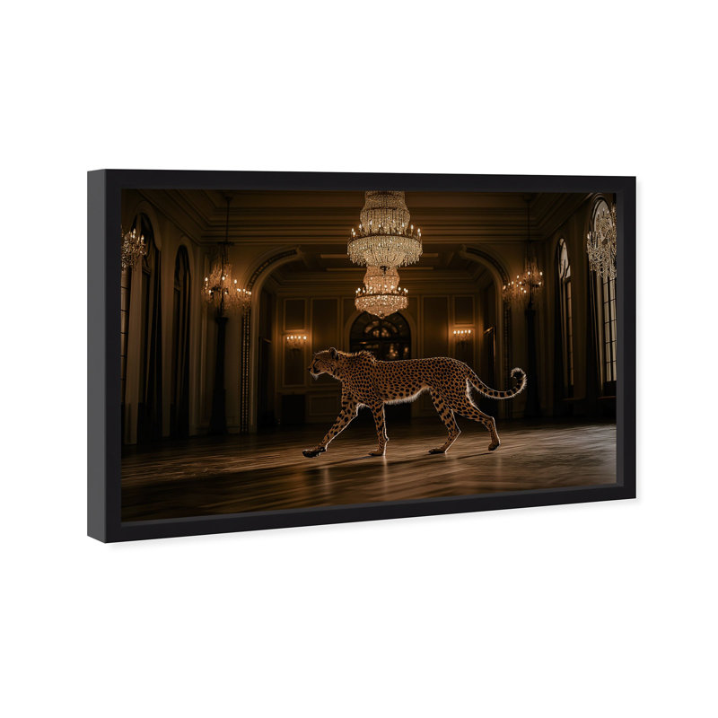 Oliver Gal Wild in the Palace Animals - Luxury Shadowbox Framed Wall Art, 26" H x 38" W