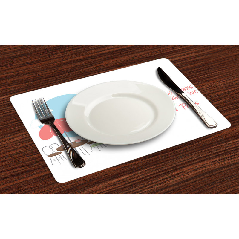 Polyester Cities & Maps Rectangle Placemat