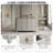 Weston 46.3" W Traditional 6-Drawer Dresser with Solid Wood Legs-998249125