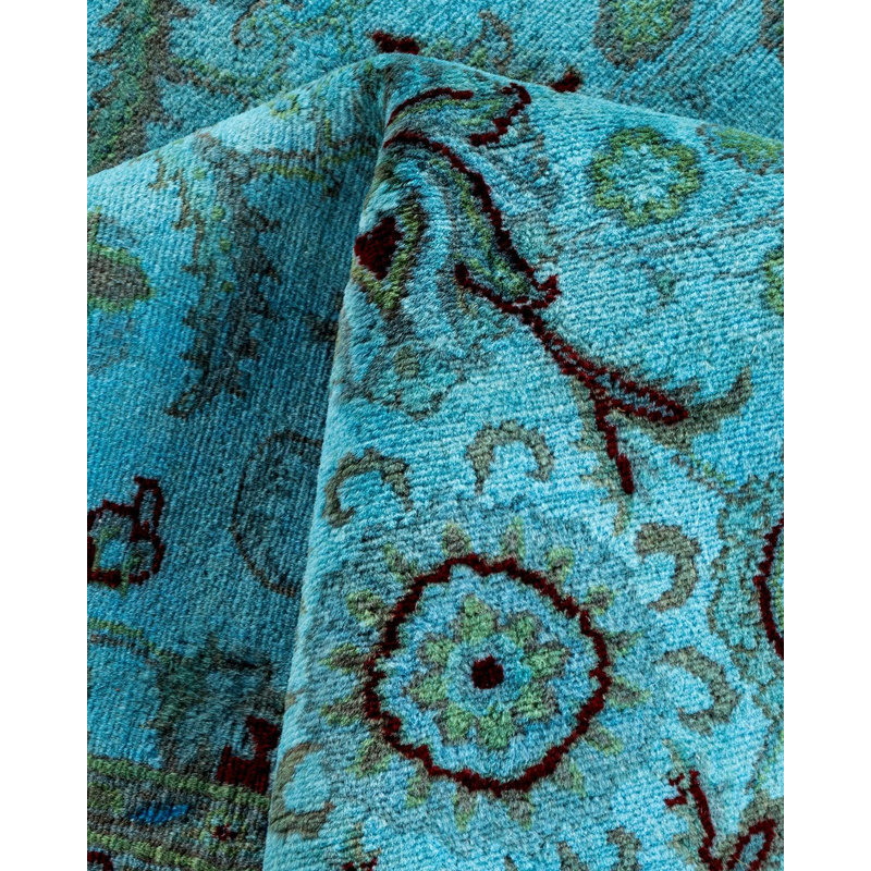 Fine Vibrance One-of-a-Kind 6' 10" X 9' 8" Hand Knotted Area Rug