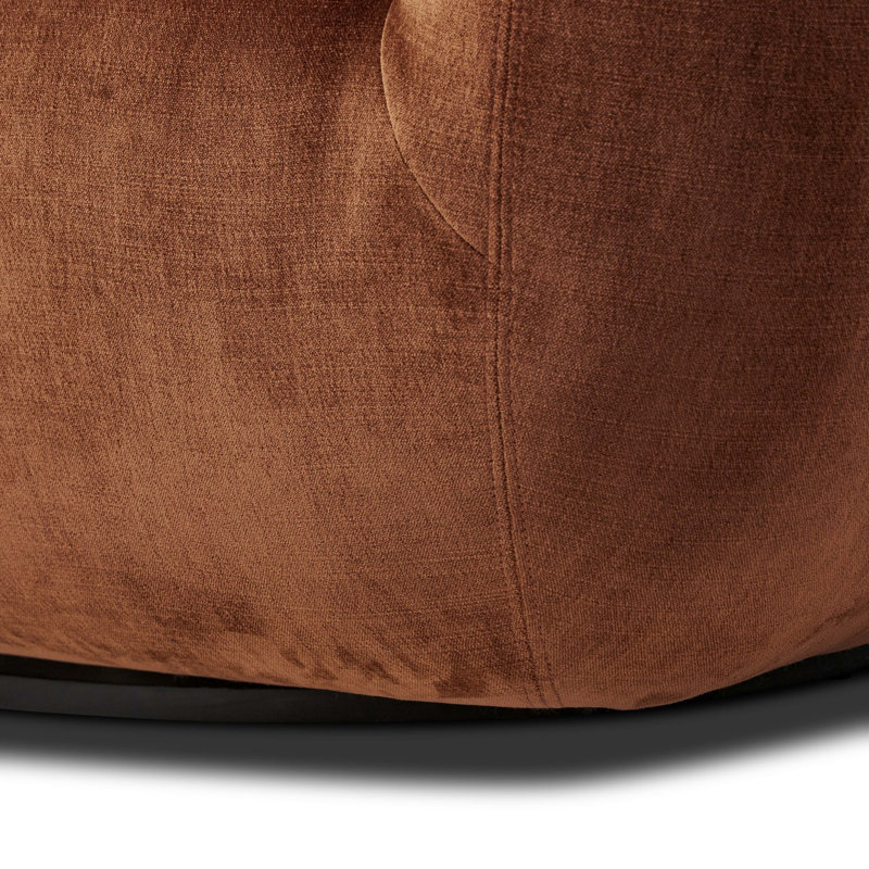 Margot Upholstered Swivel Chair, Altair Sienna Chenille