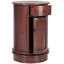 Table de bout cylindrique pivotante en bois massif avec rangement Regan-33641561