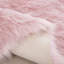 Tapis rose à poils longs Dosie-705126439