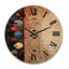 Horloge murale en bois massif Richel-1422625887