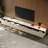 Luxury TV Stand With Glossy Sintered Stone Tabletop-1274907177