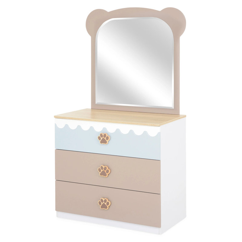 Eres Engineered Wood Flat Mirror
