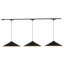 Luiz 81-in Black dimmable LED Trilo Ceiling Kit
