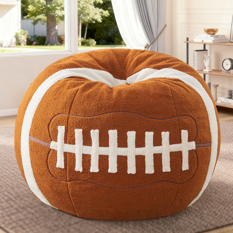 Extra Large Bean Bag Chair with Removable Cover, Memory Foam Filler Included, Plush Microfiber Lounger for Living Room, Bedroom and Game Room