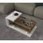 Summy Floor Shelf Coffee Table with Storage