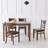 Zida Wood Seat Modern Ladder Back Side Chair Set of 2-256385790