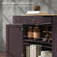 Sideboard With Solid Wood Countertop, Modern Kitchen Storage Cabinet, Coffee Bar Cabinet With 2 Drawers, Doors And Adjustable Shelf-1284004563