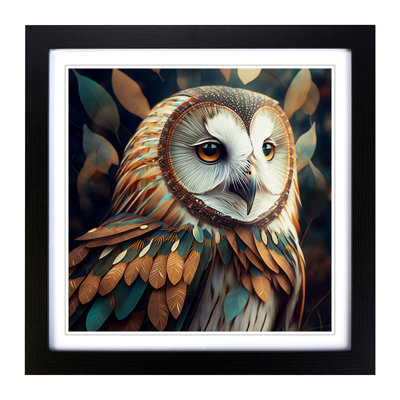 Owl Boho - Framed Print