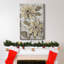 Poinsettia Study II - peinture sur toile tendue-1136137108