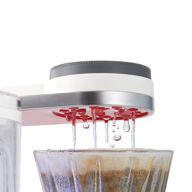 White 8-Cup Automatic and Manual Pour-Over Coffee Maker