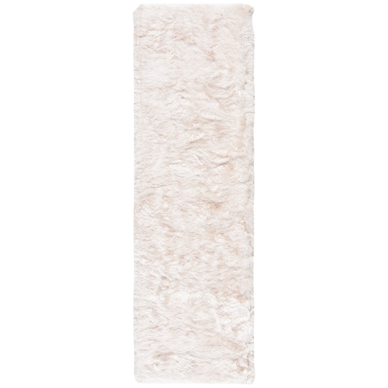 Chamira Shag Hand Tufted Performance Abstract Rug, Runner 2'3" x 14'