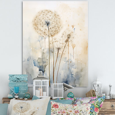 Dandelion Charm In Winter VI, reproduction d'art sur toile