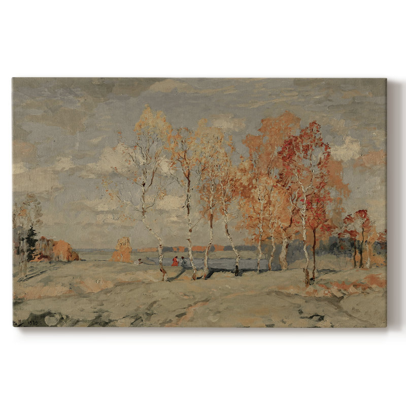 Paysage rétro - DCXVI, reproduction d'art sur toile, H 9 po x l 13 po