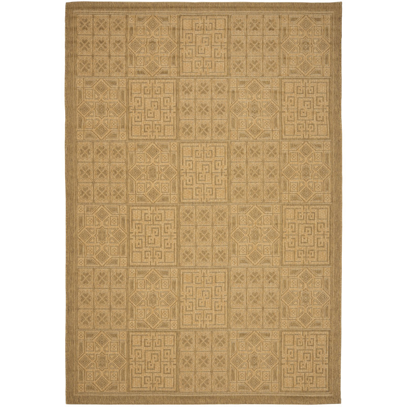 Amedee Performance Geometric Indoor/Outdoor Area Rug, Rectangle 4' x 5'7"