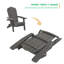 Chaise Adirondack pliante en plastique Shubhika-845593938