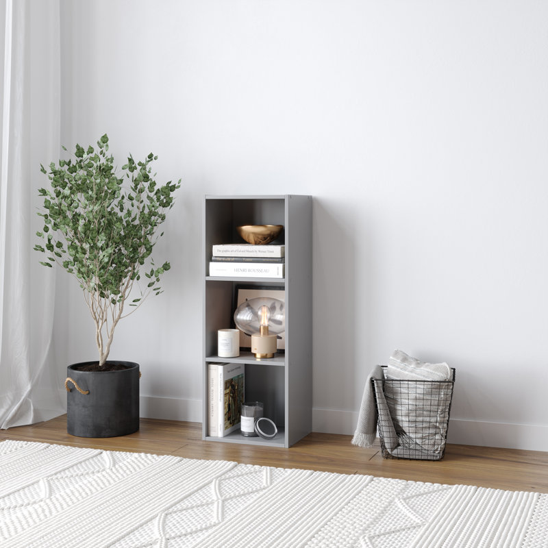 Jaidyn Bookcase, Grey, Individual