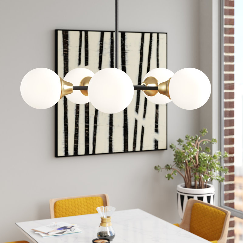 Lustre sphérique Spoutnik à 5 lumières Hallas