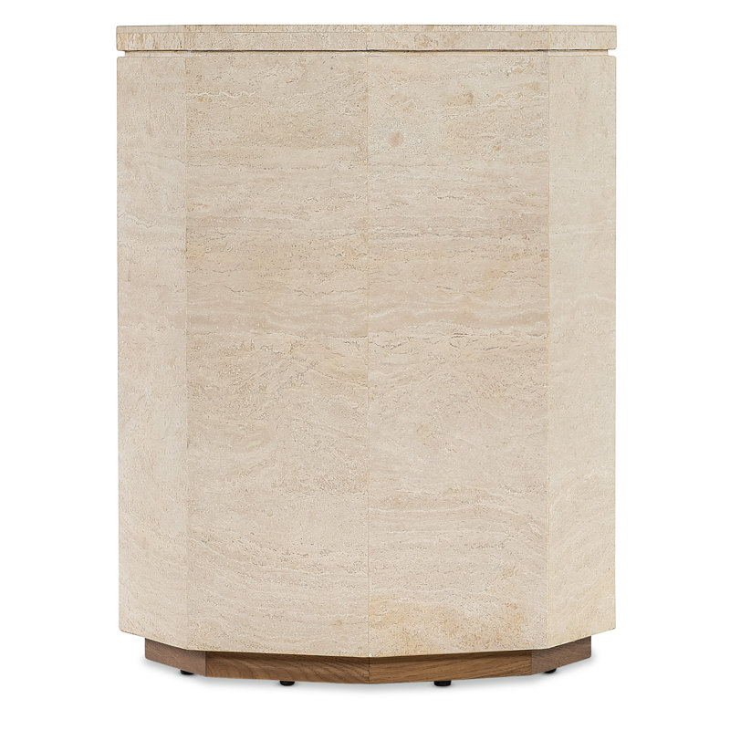 Commerce And Market Marble End Table