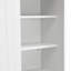 Arbre d'entrée multifonctionnel avec portes coulissantes, banc de rangement pour chaussures et tablettes-105528733