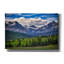 Toile épique Graffiti «Mountains Majesty» par Rick Berk, 60 po x 40 po