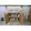Debolt 1230 mm Freestanding Double Vanity with Vessel Stone Basin