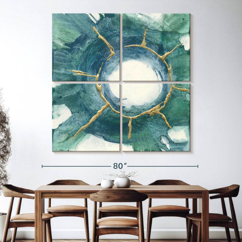 Kerrick Dharma Wheel I, 74" H x 74" W