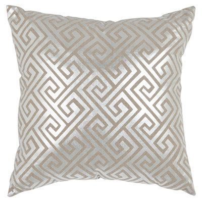 Jayden Sequined Feather Reversible Throw Pillow