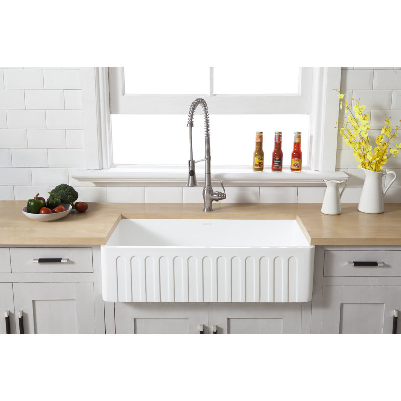 Arcticstone Single Bowl 36" L x 18" W Farmhouse Kitchen Sink