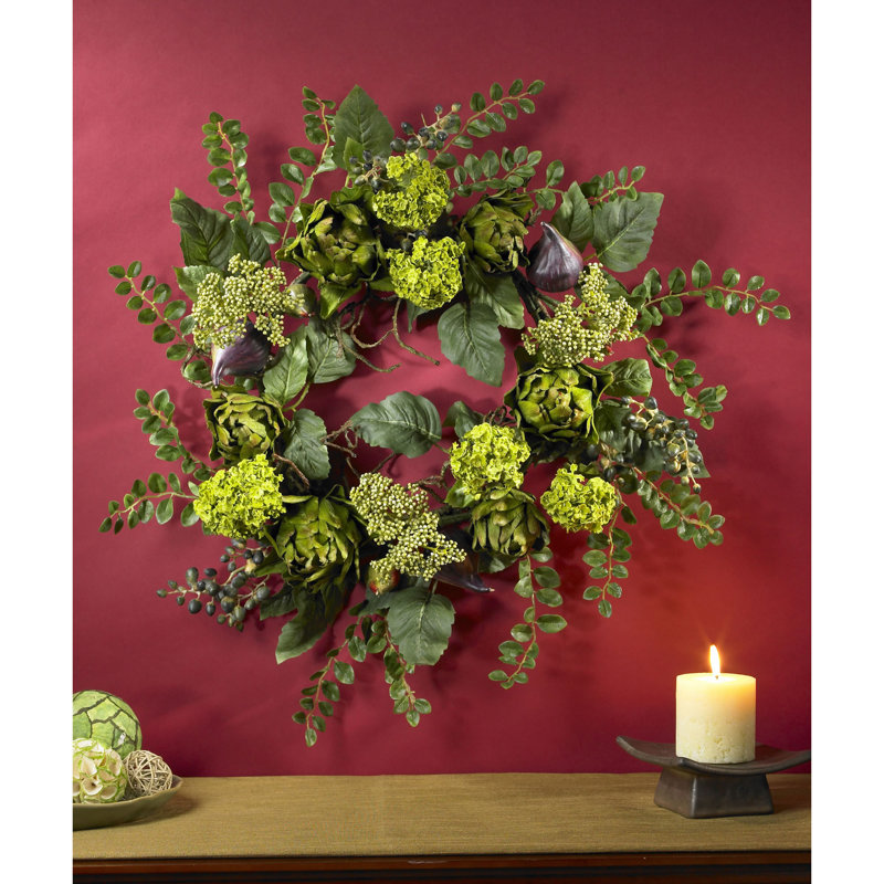 Faux Plastic 20'' Wreath