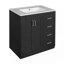 Meuble-lavabo de qualité supérieure avec lavabo en céramique et rangement abondant-194503666-194503665