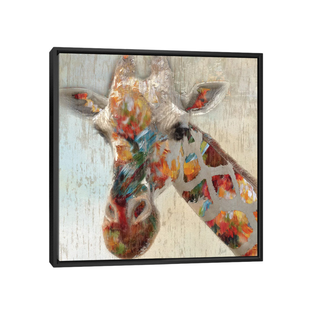 Paint Splash Giraffe by Nan - Graphic Art Print on Canvas The Twillery Co.® 