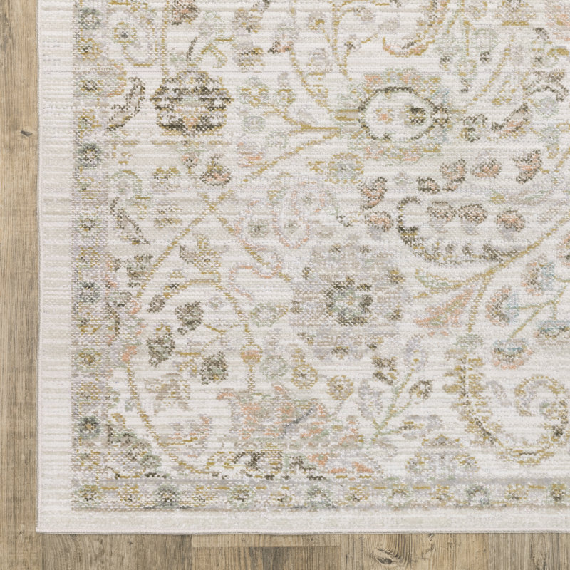 Goulart Machine Woven Traditional Area Rug, Rectangle 7'10" x 10'10"