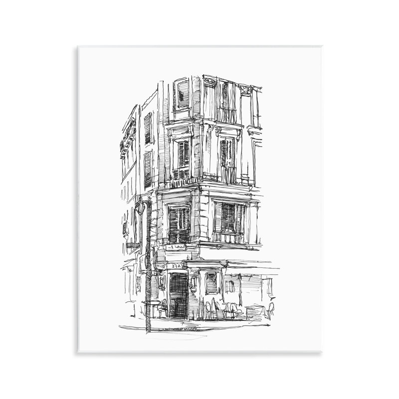 «Parisian Boulevard Architecture», plaque murale par Ethan Harper
