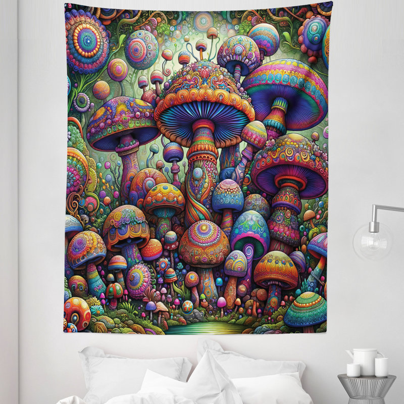 Tapisserie en microfibre, H 88 po x l 68 po