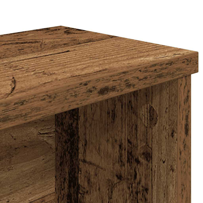 Kitchen Racks Stackable 2 Pcs 15x16 Cm, 16cm H x 60cm W x 15cm D, Old Wood