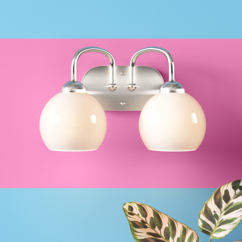 Alayna 2 - Light Dimmable Vanity Light, Brushed Nickel