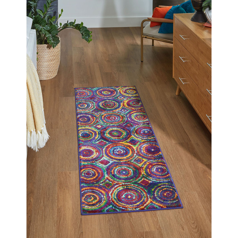 Malaija Geometric Indoor Rug, Runner 2' x 6'