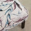 Fauteuil d'appoint contemporain imprimé en tissu imprimé floral mauve