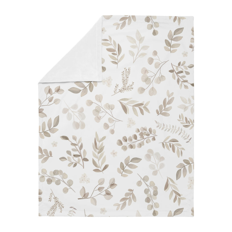 Couverture pour bébé Botanical Floral Polyester
