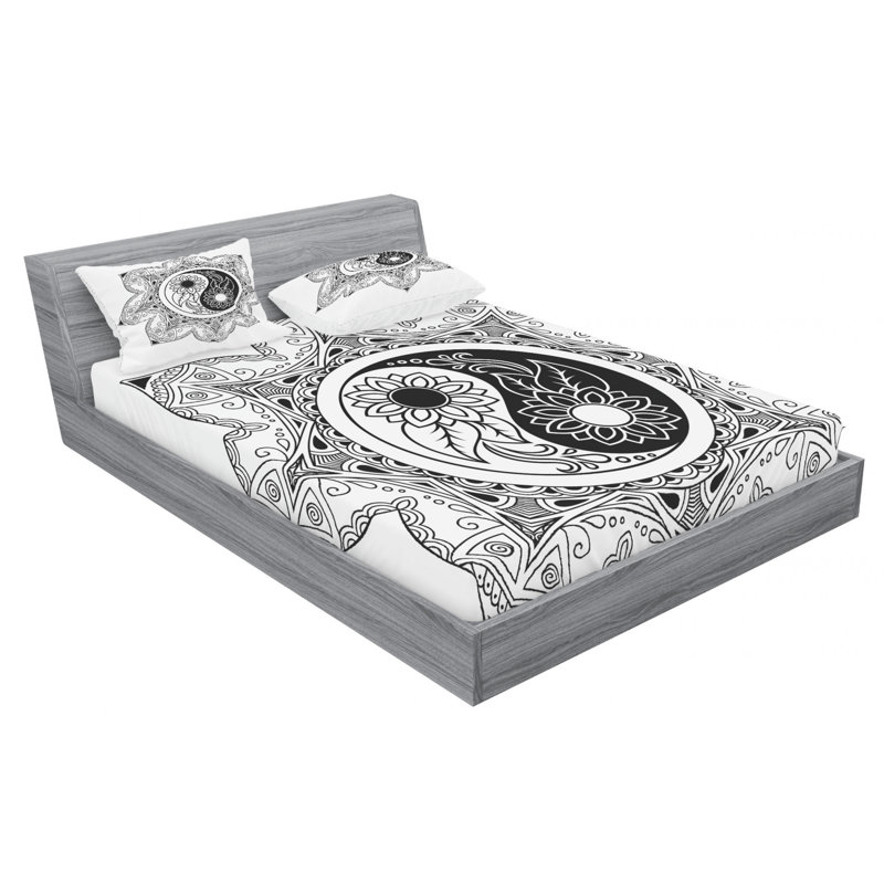 Microfiber Sheet Set, Queen Sheet Set with Fitted Sheet