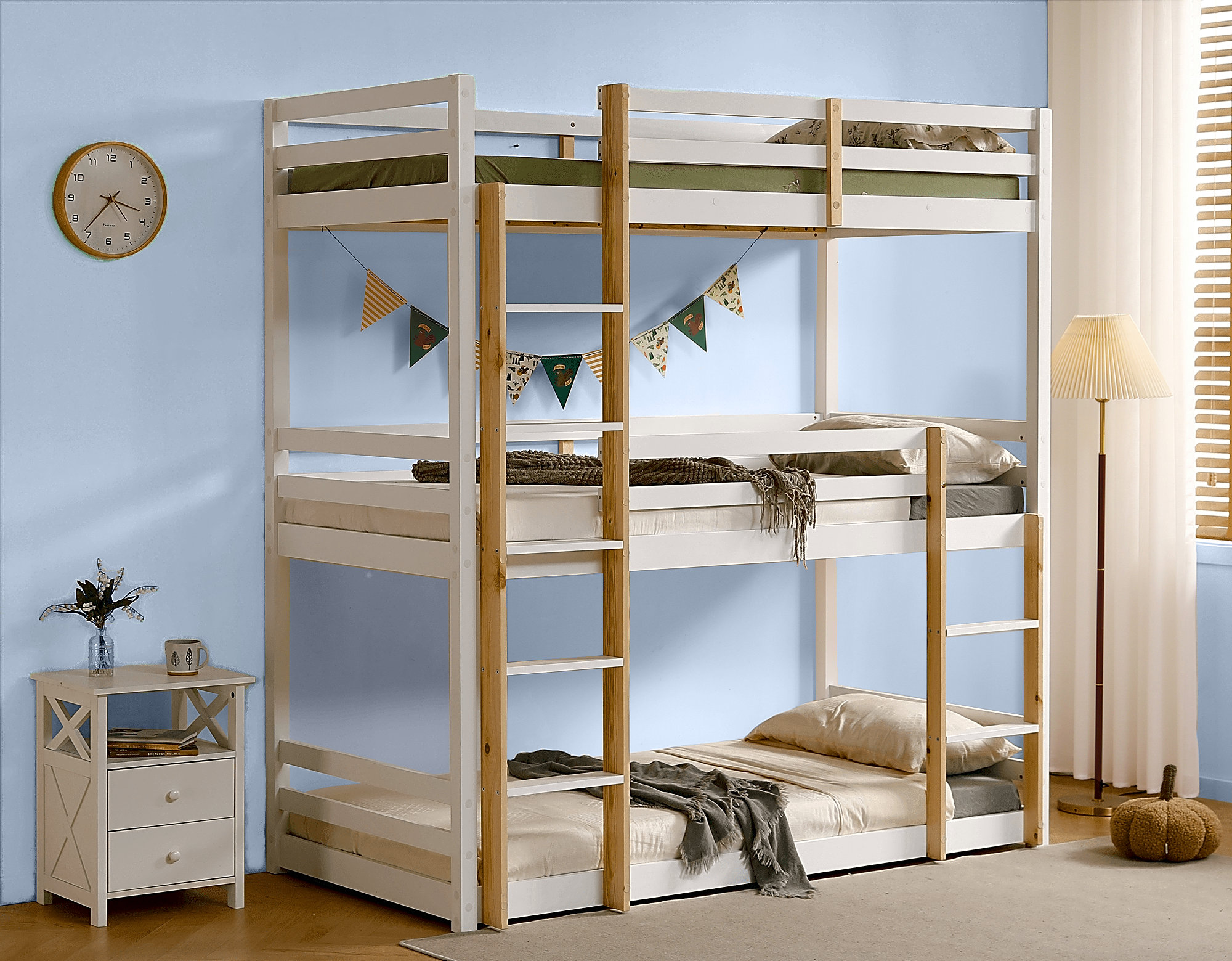 544B7F4A7B974C49B01150021204C225 3 STORY BUNK BED