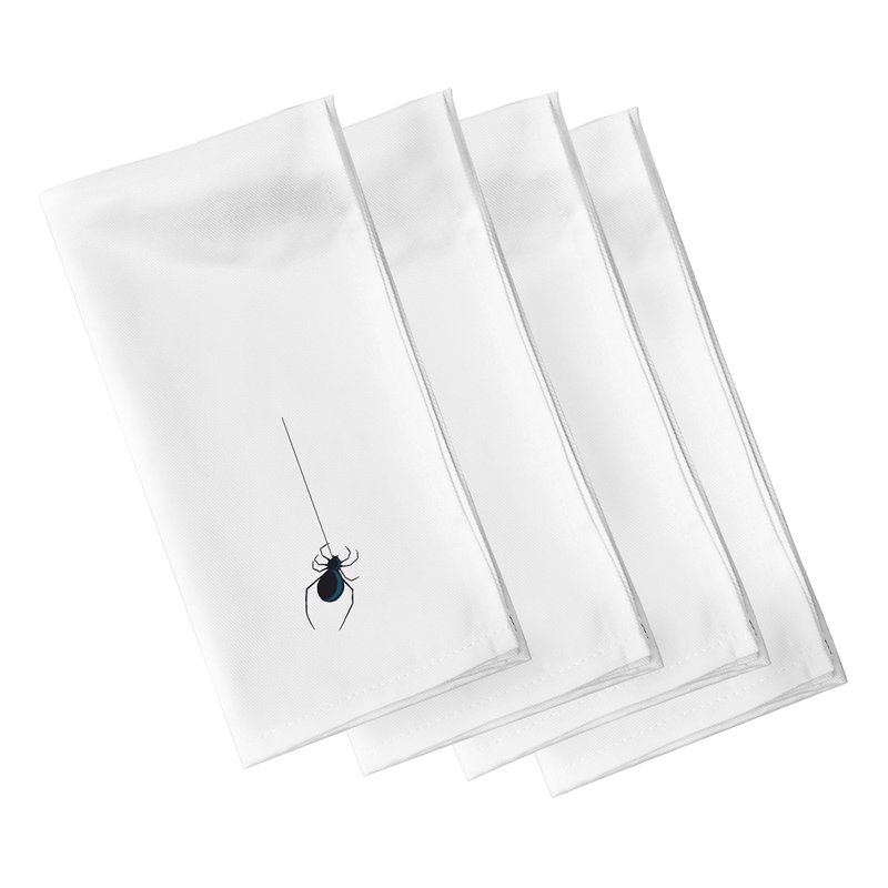 Viso Polyester Novelty Napkins, White
