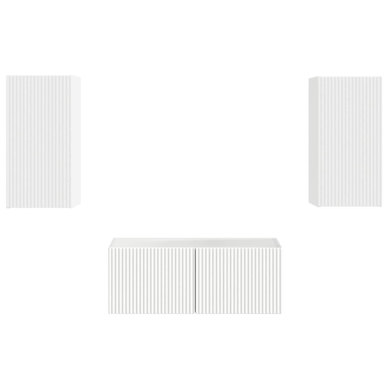 Unfinished Entertainment Centre for TVs up to 77", White
