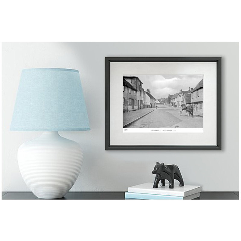Littlebury, The Village 1919 by Francis Frith - Single Picture Frame Print, 60cm H x 80cm W x 2.3cm D