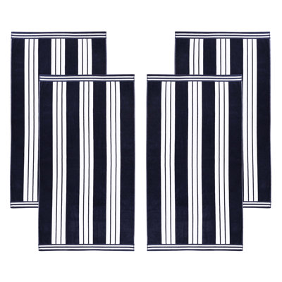 Chira Striped Cotton Beach Towel